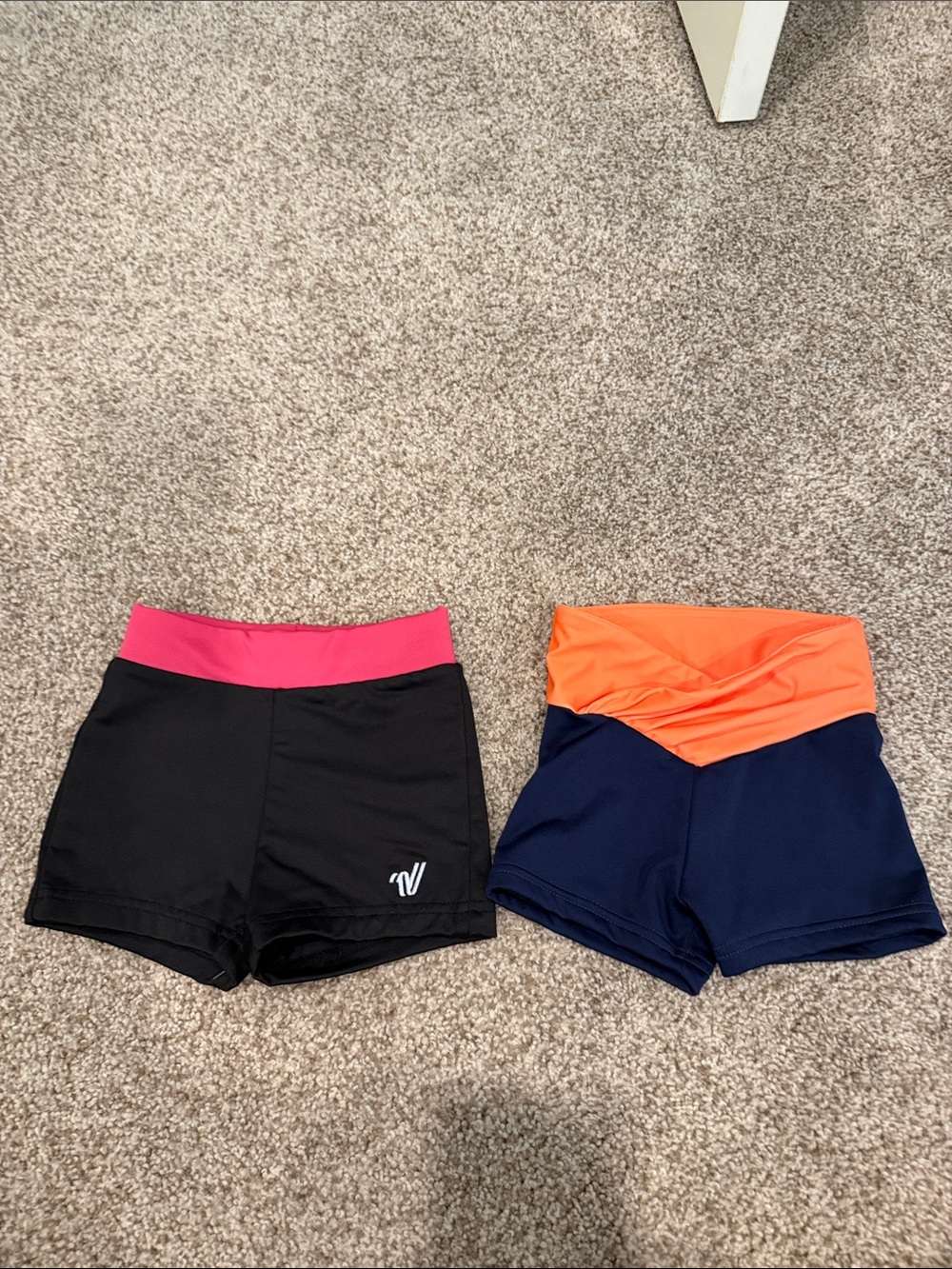 Girls varsity spirit shorts